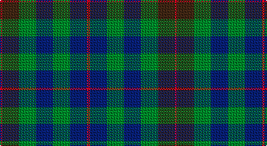 R/4 DO28 G28 DB28 G28 DB28 R/4 tartan