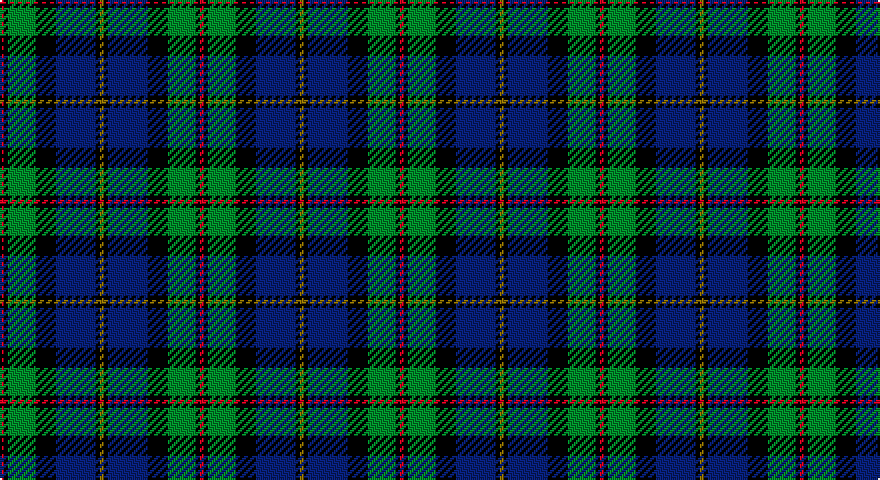 R/2 K2 G14 K10 DB20 K2 Y/2 tartan