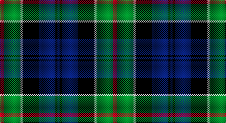 R/8 G32 W4 K32 DB32 K4 DB/4 tartan