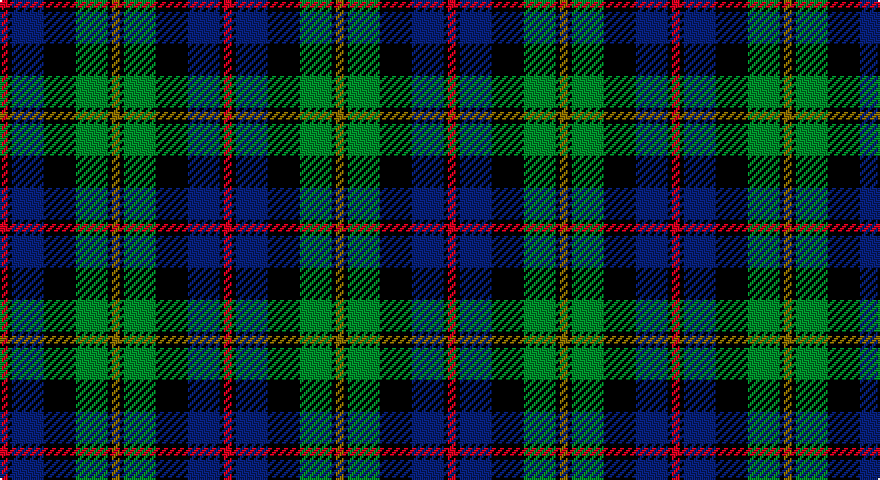 R/4 K2 DB16 K16 G16 K2 Y/4 tartan