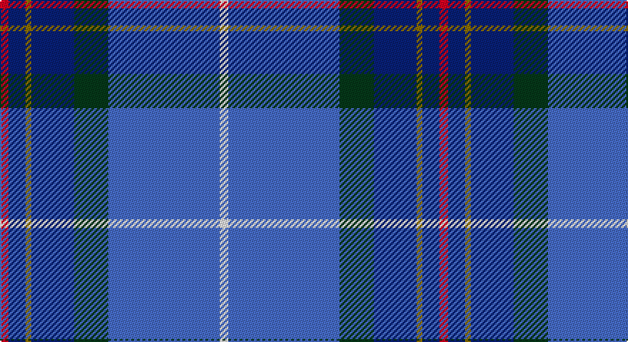 R/6 DB12 Y4 DB30 DG24 B78 W/6 tartan