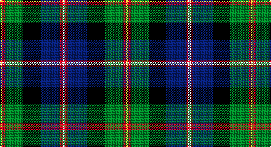 LY/4 R4 G30 K28 DB32 R4 W/4 tartan
