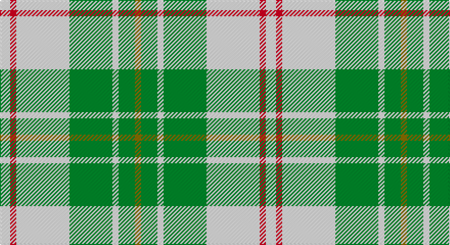 W/10 R6 W52 G42 W6 G16 Y/6 tartan