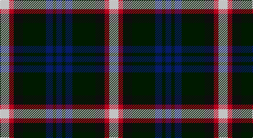 W/16 R8 K16 Ki40 DB12 Ki6 DB/10 tartan