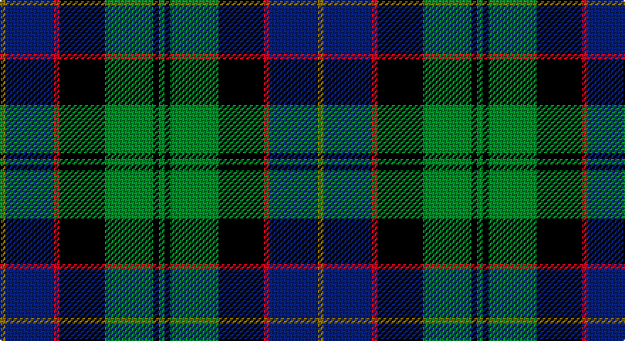 Y/4 DB34 R4 K32 G34 K4 G/4 tartan