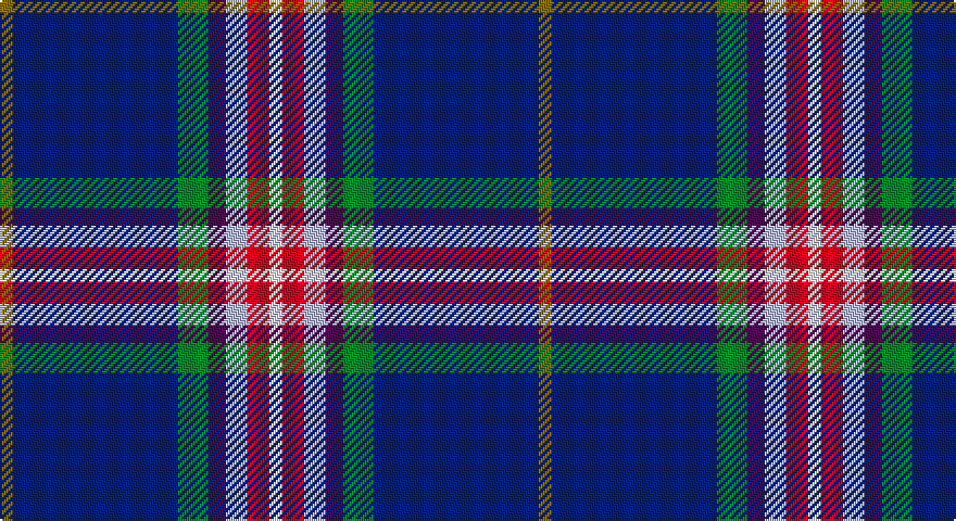 Y/6 DB76 G14 DP8 LB10 R10 W/6 tartan