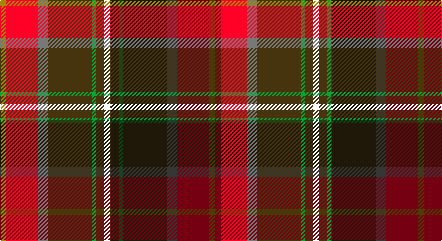Y/6 R32 N10 DY44 G4 DY8 W/6 tartan