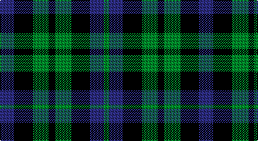 DB/24 K32 G28 K10 G28 K32 DB24 G/8 tartan