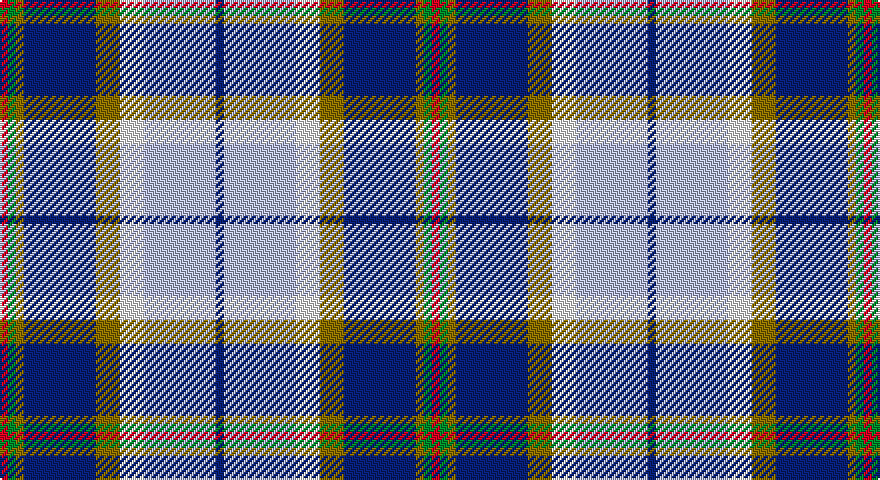 R/4 G4 Y4 DB36 Y12 W12 LB36 DB/4 tartan