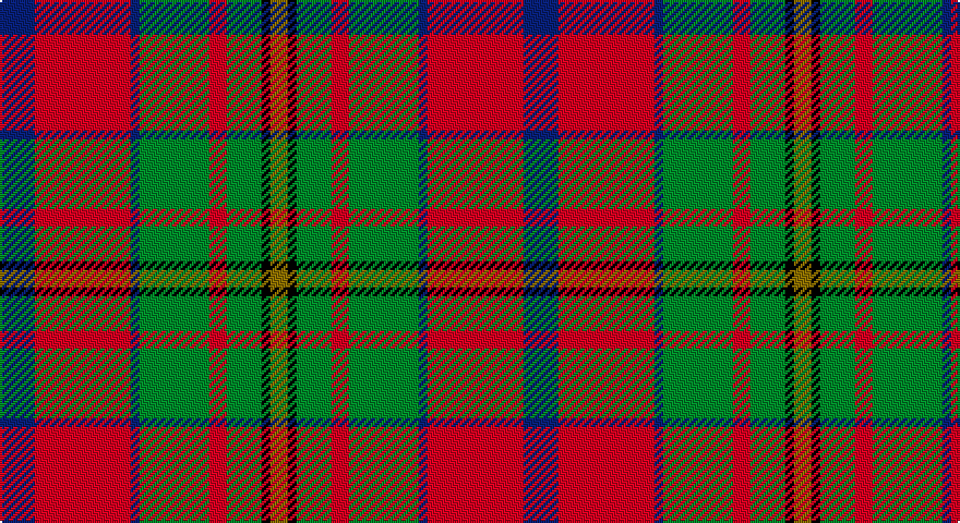 DB/16 R44 DB4 G32 R8 G16 K4 Y/8 tartan