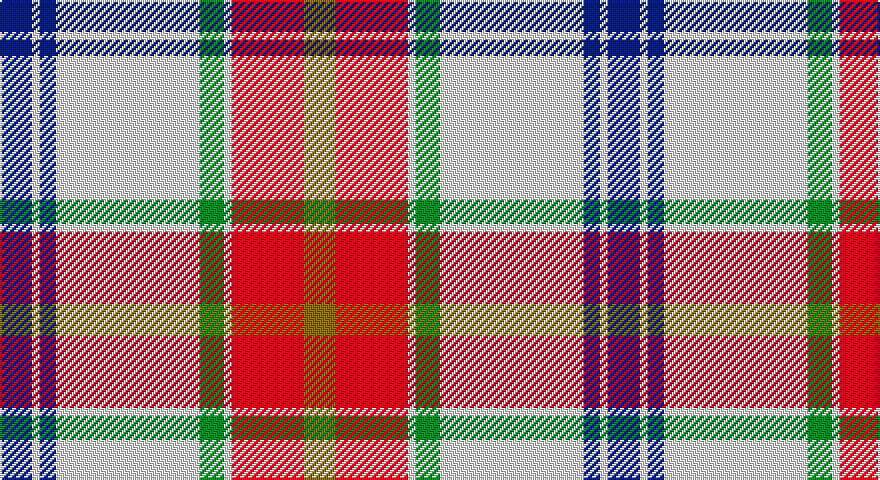 DB/16 W4 DB8 W72 G12 W4 R36 Y/16 tartan