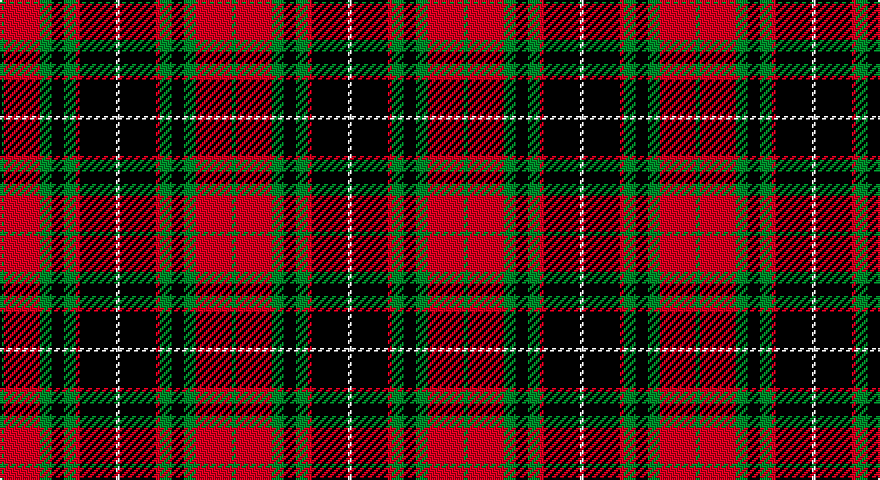 G/2 R18 G6 K6 G6 R2 K18 W/2 tartan