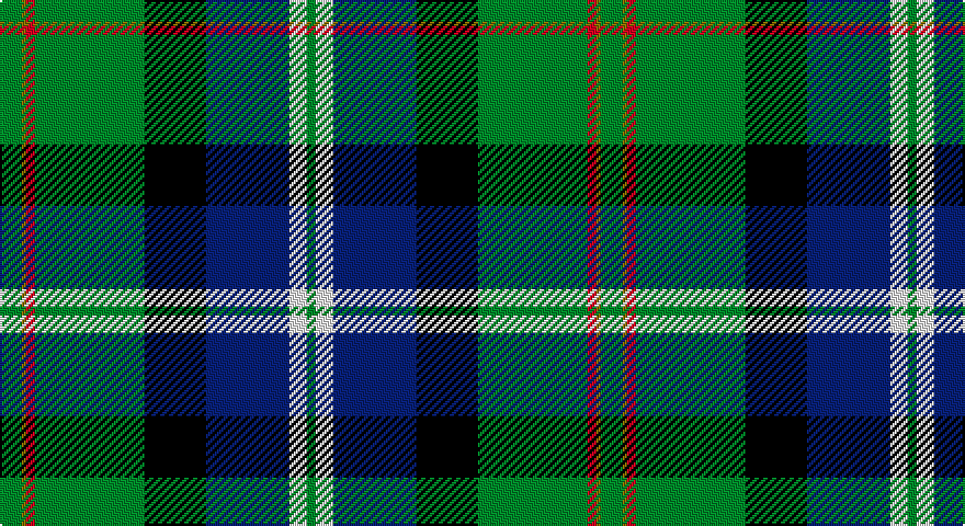 G/10 Y2 R4 G50 K28 DB38 W8 G/4 tartan