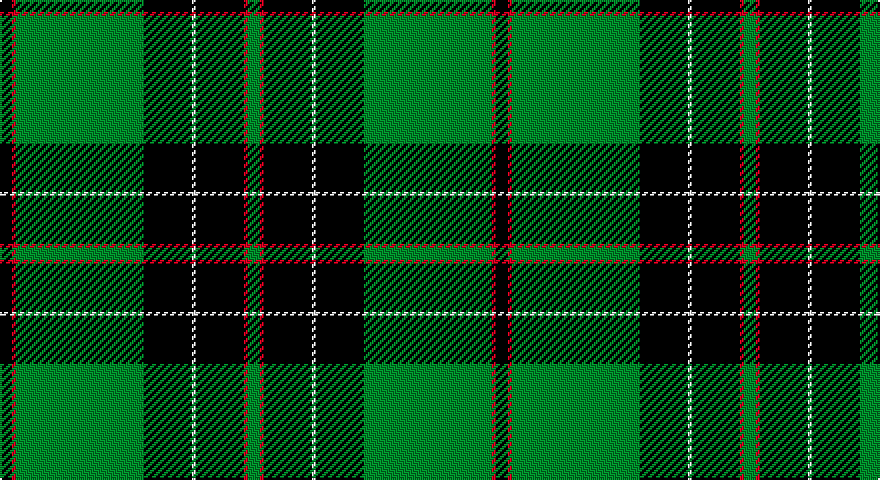 K/6 R2 G64 K24 W2 K24 R2 G/6 tartan