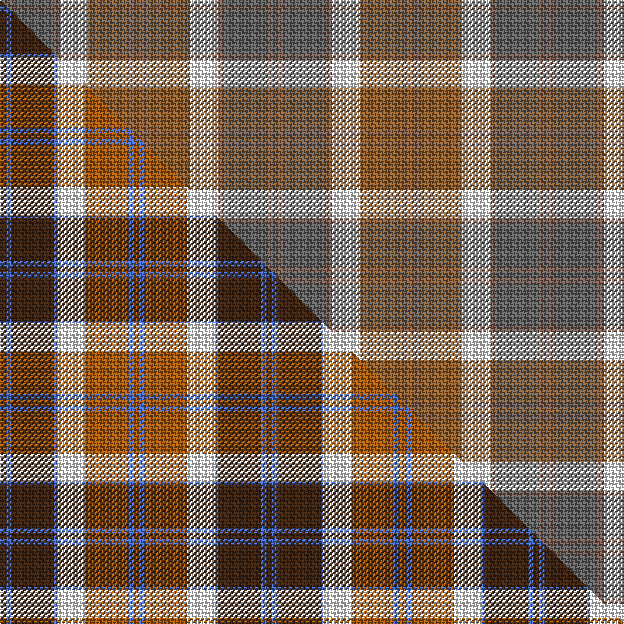 this sett (top) woven against the master sett (bottom)