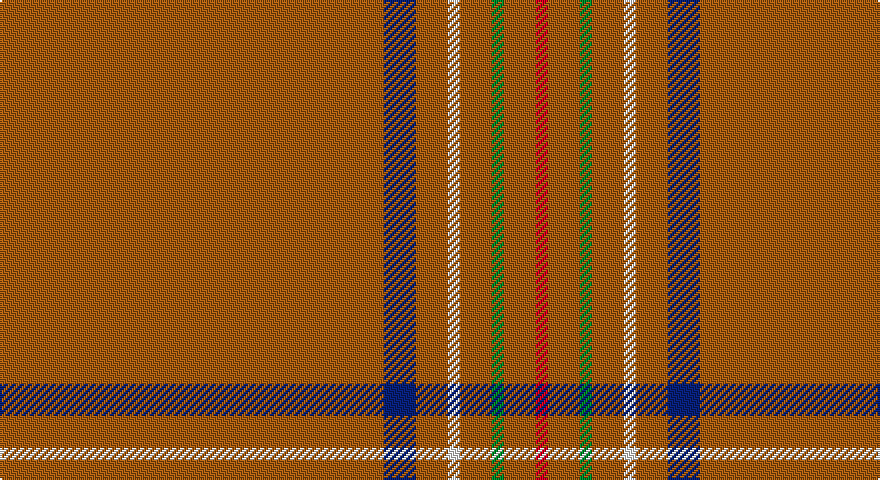 O/192 DB16 O16 W6 O16 G6 O16 R/6 tartan