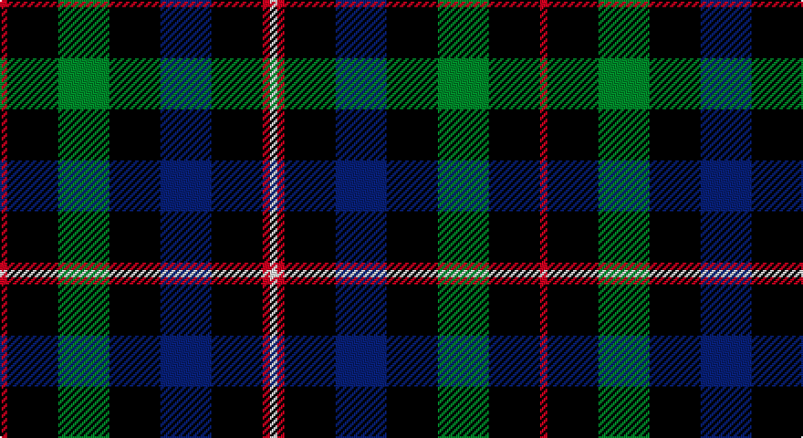 R/4 K28 G28 K28 DB28 K28 R4 W/4 tartan