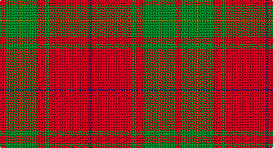 R/8 G24 Y4 G24 R12 G8 R64 DB/4 tartan