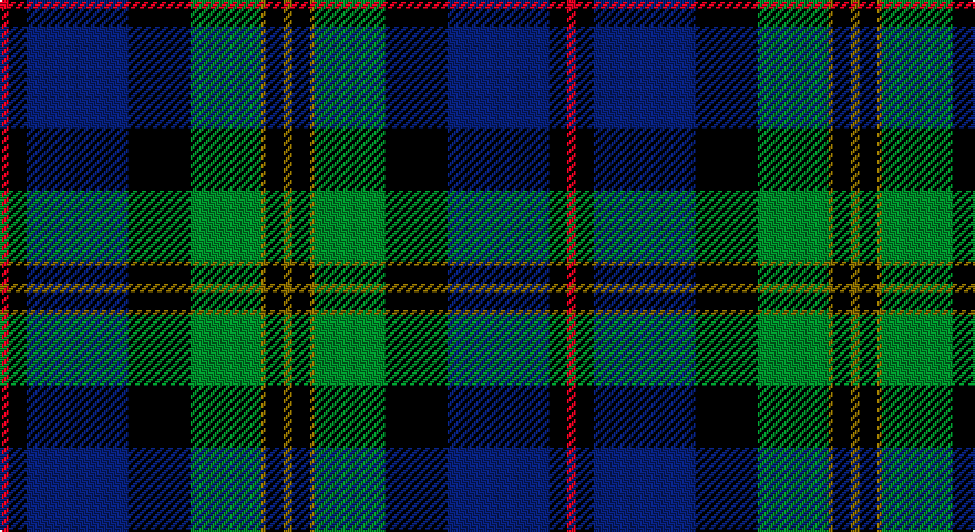 R/4 K8 DB46 K28 G32 Y2 K8 Y/4 tartan