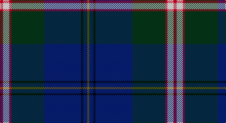 R/6 W12 R4 DG64 DB72 K4 DB8 Y/4 tartan