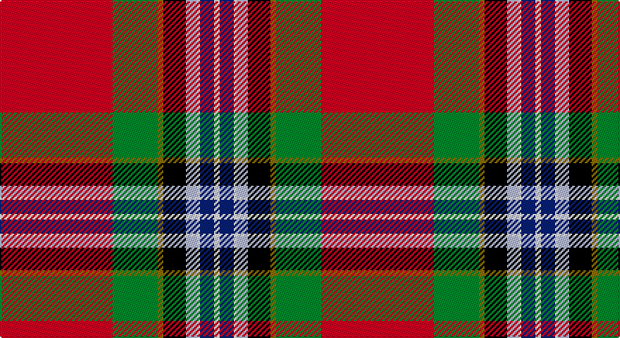 R/80 G32 Y4 K16 LB8 W2 DB10 W/4 tartan