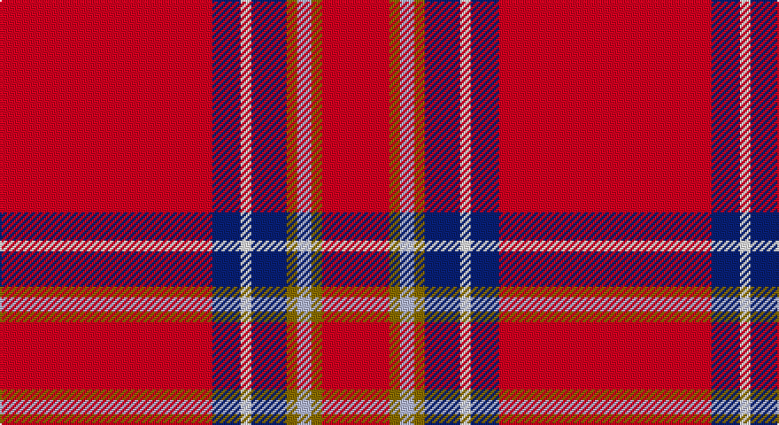 R/120 DB16 W6 DB20 Y6 LB8 Y6 R/38 tartan