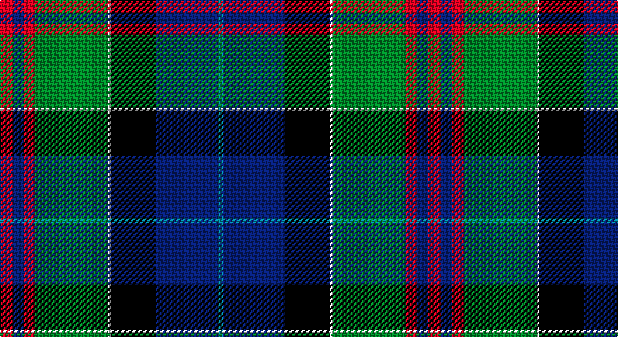 R/9 DB8 R8 G52 W2 K32 DB44 T/4 tartan