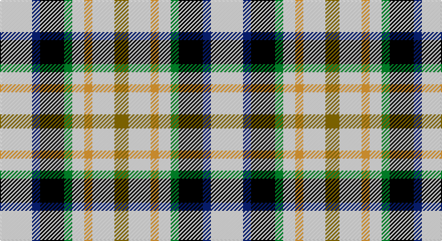 W/32 DB8 K24 G8 W12 LO8 W22 Y/14 tartan