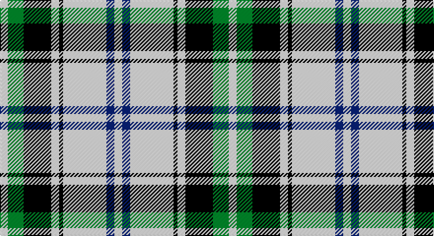 W/8 G16 K28 W8 K4 W44 DB8 W/8 tartan