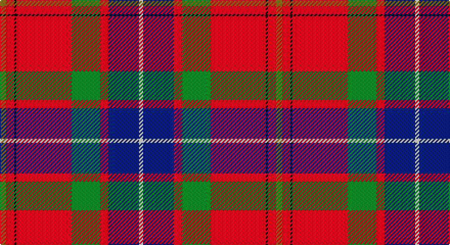 Y/6 R8 K2 R54 G28 R8 DB30 W/4 tartan