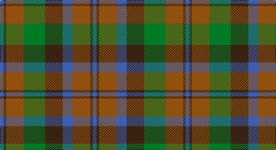 B/6 DO4 O28 G34 DO28 B16 O28 DO4 B/6 tartan