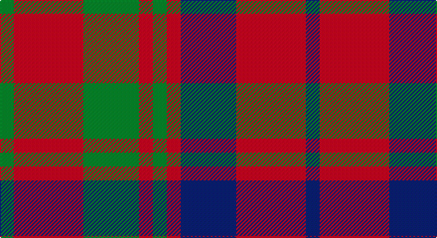 G/14 R70 G56 R14 G14 R14 DB56 R70 DB/14 tartan
