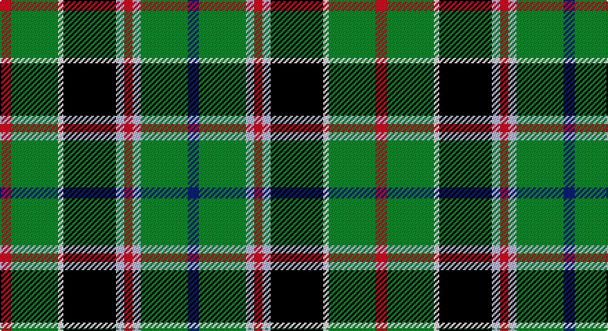 R/8 G34 W4 K38 LB6 R6 LB6 G34 DB/8 tartan
