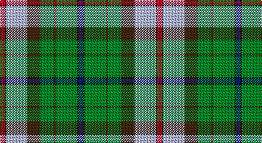 R/8 K2 LB36 DO22 G22 DO4 G36 K2 DB/8 tartan