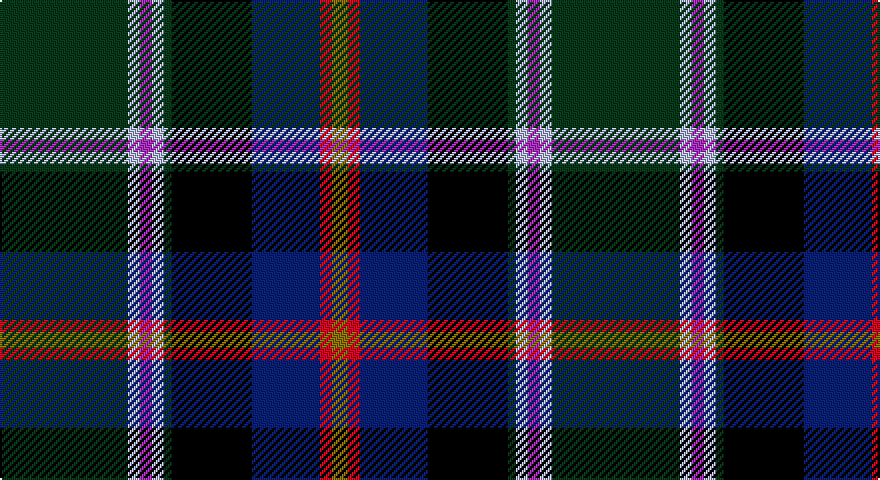 DG/64 LB6 P6 LB6 DG4 K40 DB34 R6 Y/8 tartan