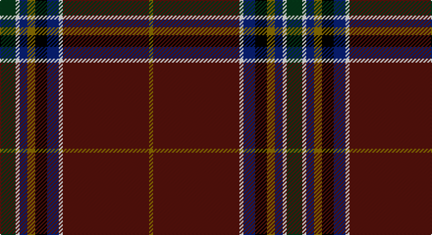 DG/16 W4 DB8 Y8 K12 DB12 W4 DR88 Y/4 tartan