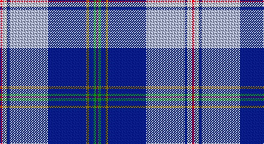 R/4 W8 DB4 LB64 DB64 Y4 DB8 G4 DP/4 tartan