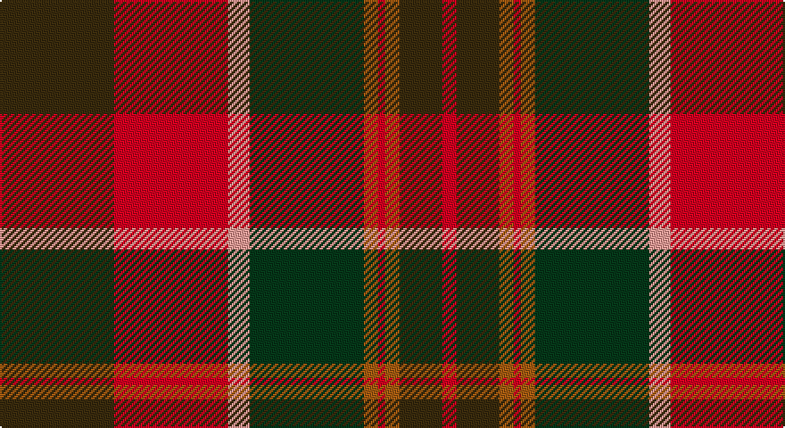 DY/64 R64 LR12 DG64 O8 R4 O8 DY24 R/8 tartan