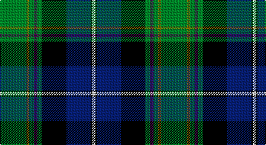 G/44 Y4 G8 DP6 G8 K40 DB40 K2 W/6 tartan
