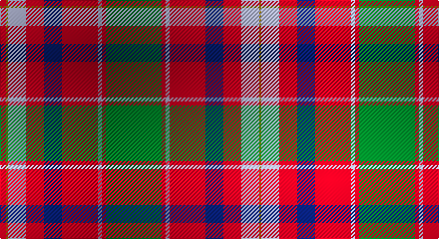 R/6 Y2 LB18 R18 DB18 R36 LB4 R4 G56 R4 LB4 R36 DB18 R18 LB18 Y/2 tartan