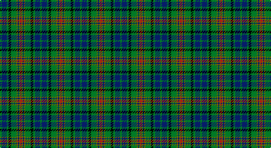 G/3 DB8 G3 K4 G9 Y2 DB2 Y2 R/2 tartan