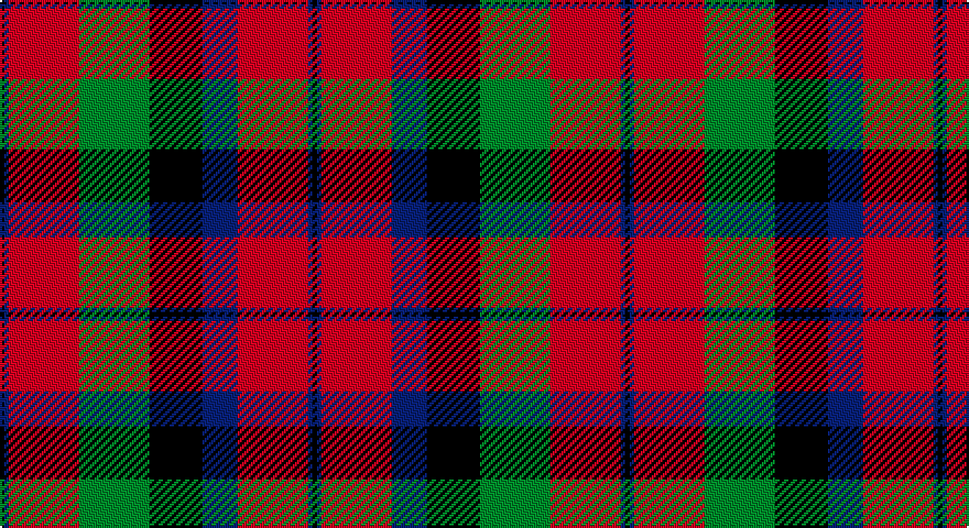K/2 DB2 R32 G32 K24 DB16 R32 DB2 K/2 tartan