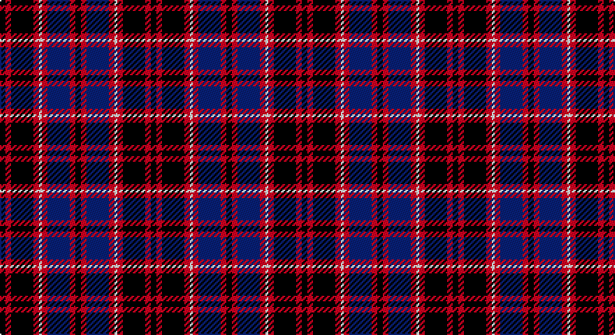 K/4 R4 K16 R4 W2 R4 DB16 R4 K/4 tartan