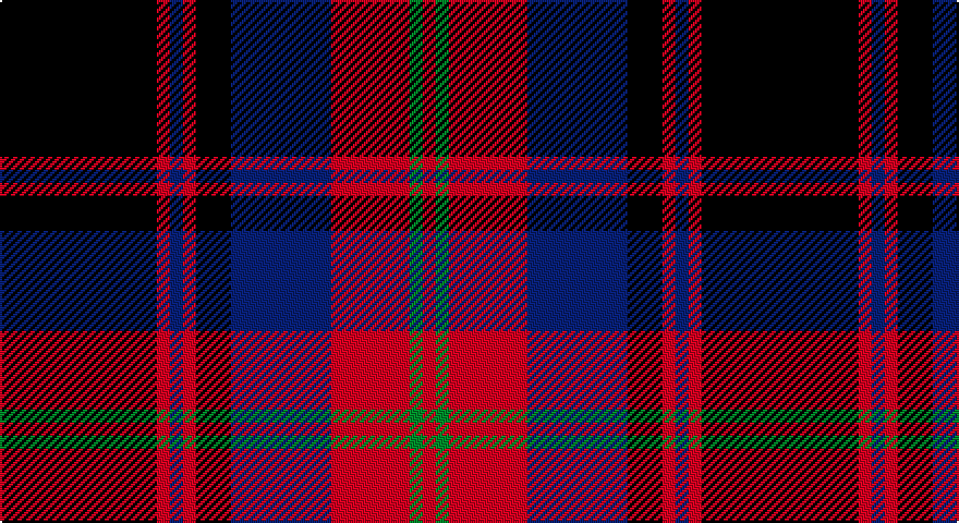 K/72 R6 DB6 R6 K16 DB46 R36 G6 R/6 tartan