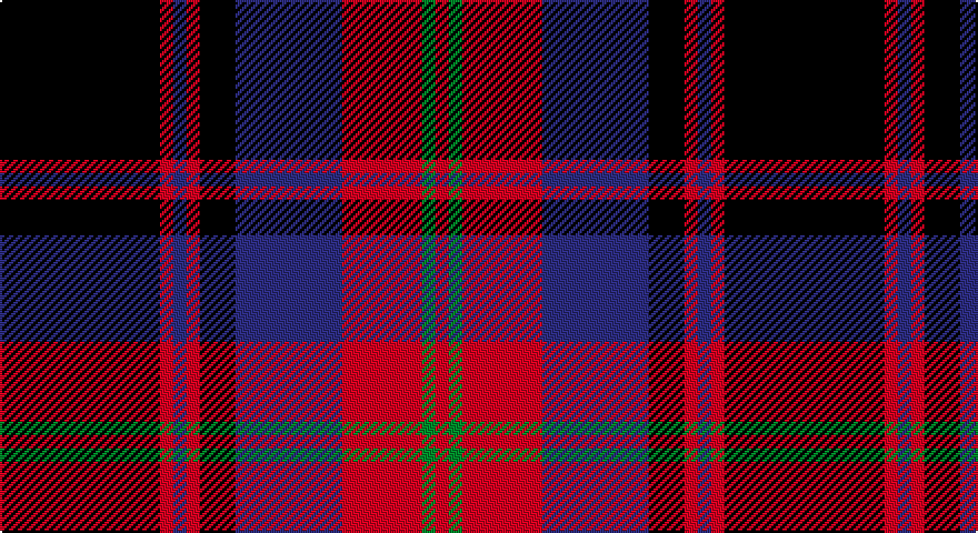 K/72 R6 DB6 R6 K16 DB48 R36 G6 R/6 tartan