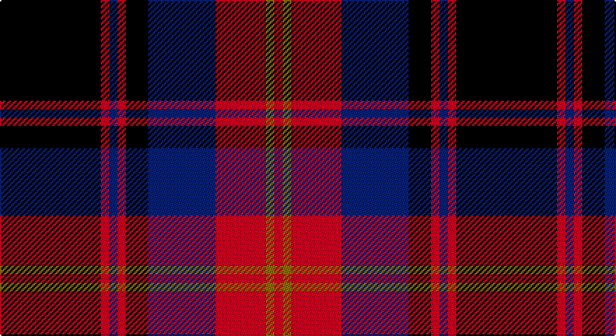 K/72 R6 DB6 R6 K16 DB48 R36 Y6 R/6 tartan