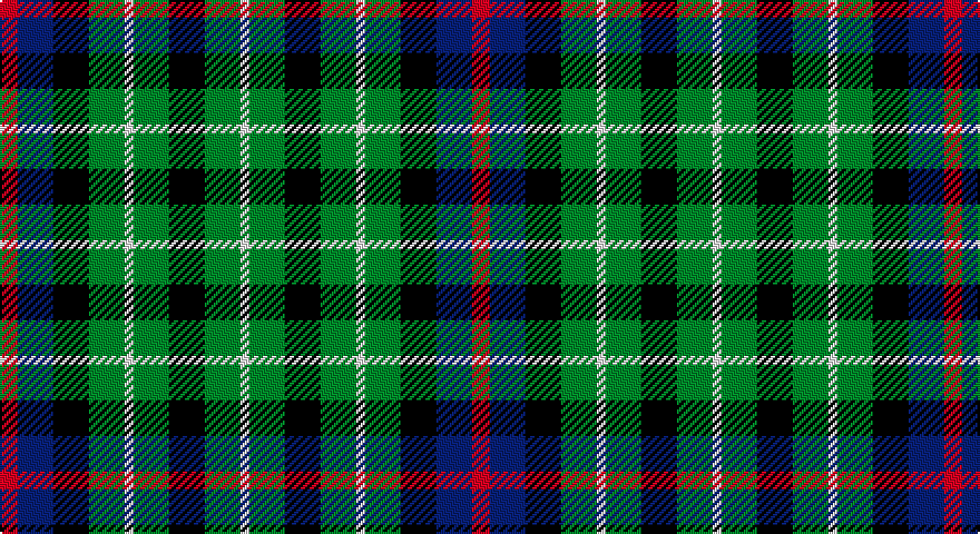 R/8 DB16 K16 G16 W4 G16 K16 G16 W/4 tartan