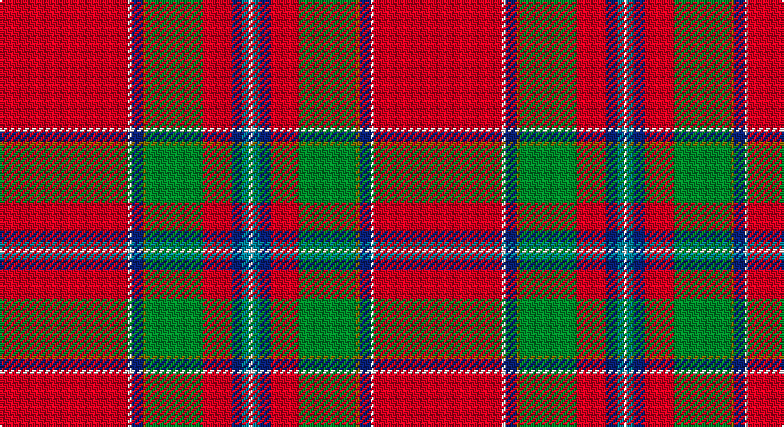 R/72 W2 DB6 Y2 G32 R16 DB6 T4 W/2 tartan
