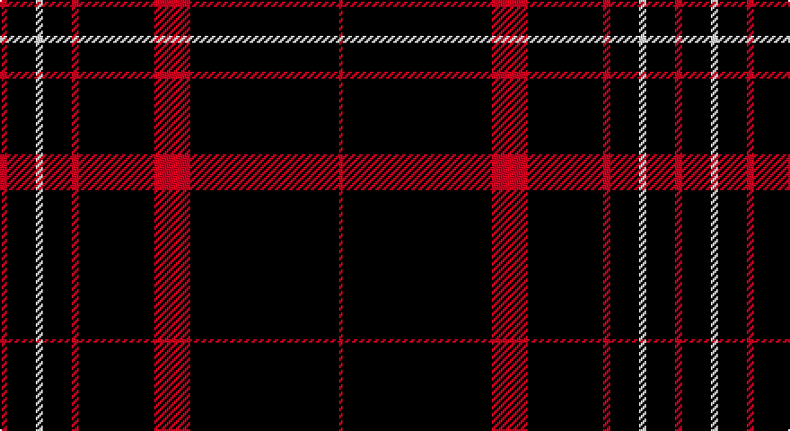 R/4 K16 W4 K16 R4 K42 R20 K83 R/2 tartan