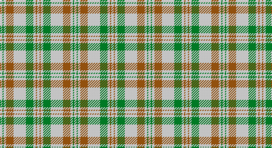 W/4 G2 W4 O12 W20 G12 W4 O2 W/4 tartan